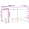 vidaXL uzglabā&scaron;anas kaste ar vāku, 80x40x51,5 cm, inženierijas koks