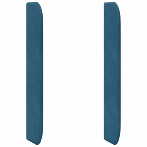vidaXL Galvgaļa auss Zila 80 x 16 x 4 cm Samts