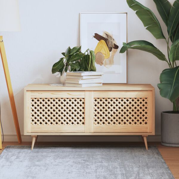 vidaXL skapja durvis, līstī&scaron;u dizains, 2 gab., 59,5x39,5 cm, priede