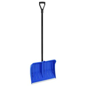 vidaXL sniega lāpsta, zila, 147 cm, metāls