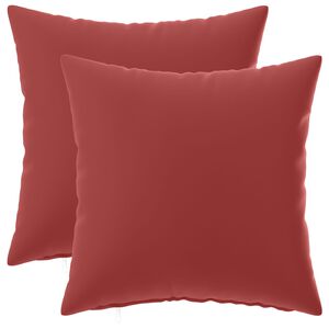 vidaXL Spilvenu pārvalks 2 pcs HEERLEN Vīna sarkans 30 x 30 cm