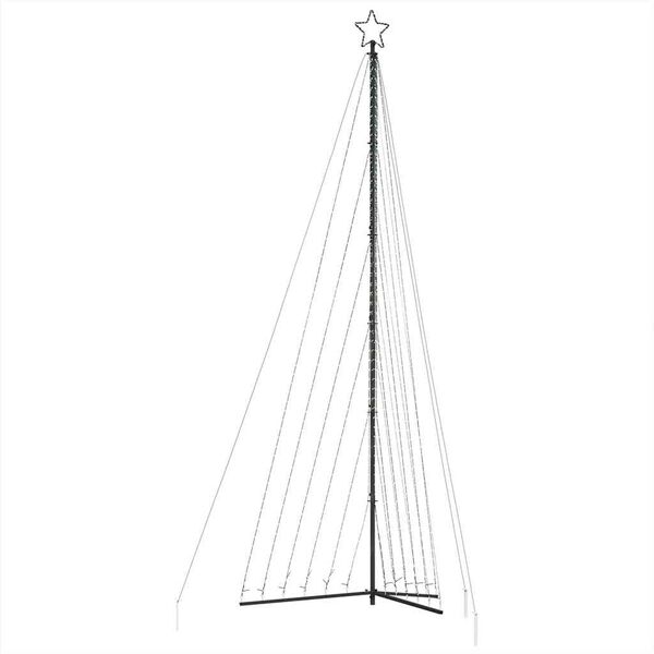 vidaXL LED Ziemassvētku eglīte 789 LED Krāsains 476 cm