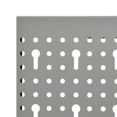 vidaXL perforēti sienas paneļi ar āķiem, 4 gab., 40x58 cm, tērauds