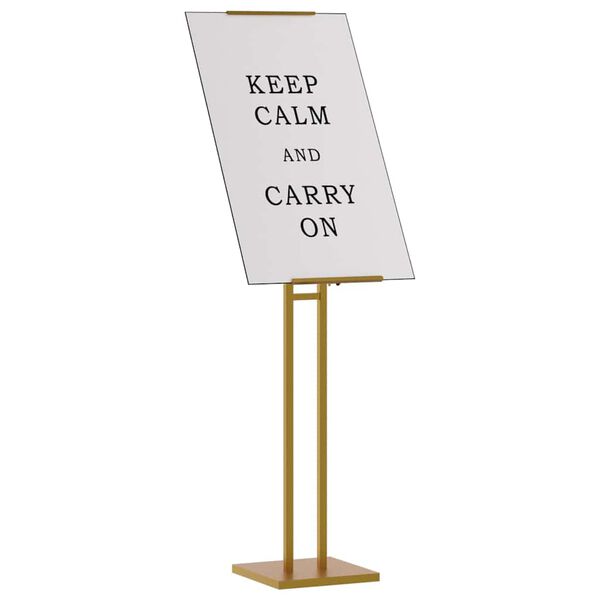 vidaXL Izstāžu stendi Zelts 26,5 x 26,5 x 150 cm Tērauds