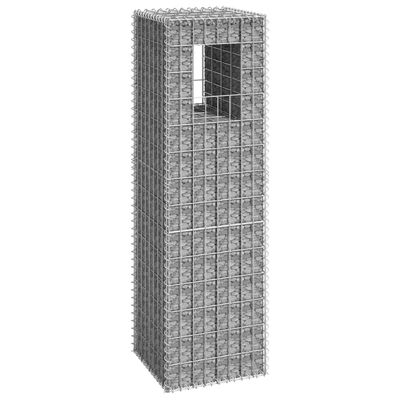 vidaXL vertikāls gabions, 40x40x140 cm, dzelzs