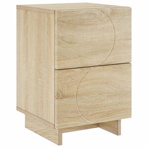 vidaXL Nakts skapītis Sonomas ozols 33,5 x 34,5 x 50 cm