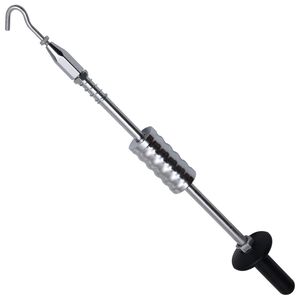 vidaXL slīdāmurs ar āķi, 63 cm, oglekļa tērauds