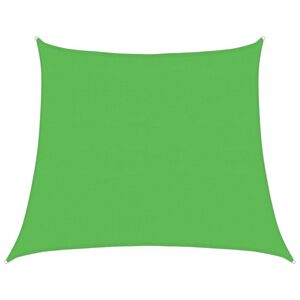 vidaXL saulessarga bura, 160 g/m&sup2;, trapeces forma, gai&scaron;i zaļa, 4/5x4 m, HDPE