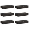 vidaXL Uzglabā&scaron;anas kaste 6 pcs Antracīta 90 x 48 x 15 cm