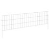 vidaXL Dārza žogs ar mietiņiem 48 pcs 115 x 30 cm Mesh Cinkota tērauda