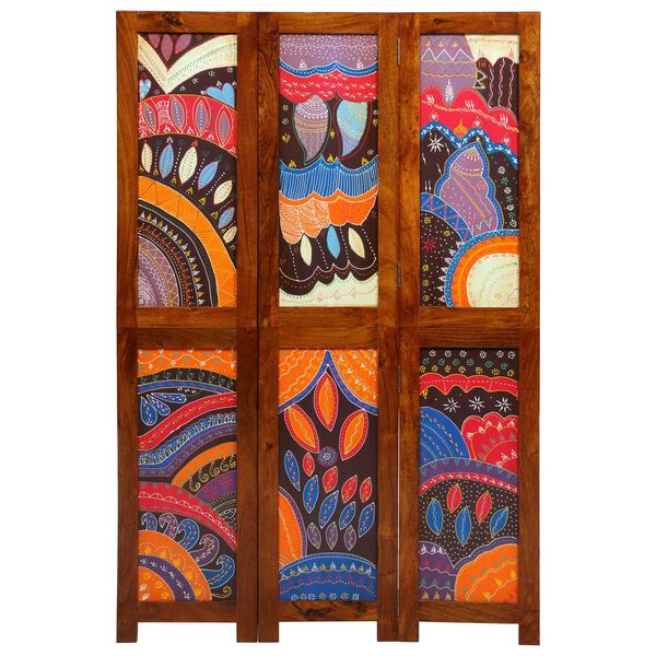 vidaXL Istabas dalītājs Brūna 105 x 160 cm akācijas masīvkoks