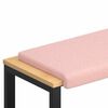 vidaXL Solspilvens &Scaron;erpa Audums Rozā Dziļums 35 cm