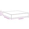 vidaXL sienas plaukts, balts, 23x23,5x3,8 cm, MDF