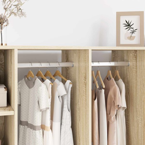 vidaXL Skapja stieple 12 pcs Sudraba 764 x 15 x 29 mm