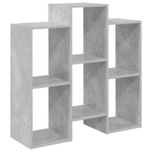 vidaXL Puse Betona pelēks 90 x 30 x 90 cm