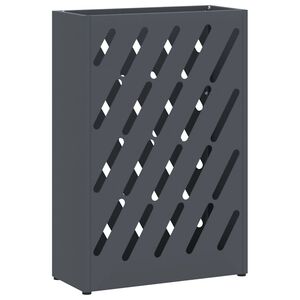 vidaXL Lietus lietussarga statīvs Antracīta 28 x 12 x 41 cm Tērauds
