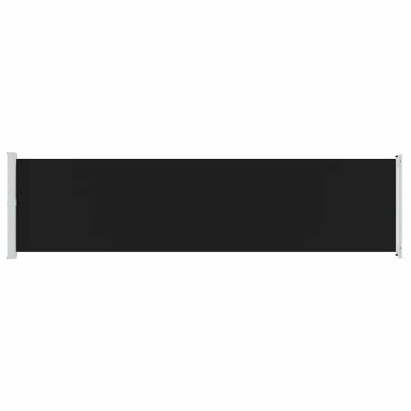 vidaXL izvelkama sānu markīze, melna, 600x160 cm