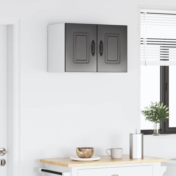 vidaXL Virtuves Skapis Kalmar 2 pcs Melna 30 x 31 x 40 cm