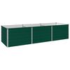 vidaXL Paaugstināta dārza gulta Zaļa 240 x 80 x 55 cm