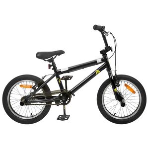 vidaXL BMX Velosipēds 20 Collas pēc 9 gadu vecuma Melns