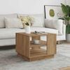 vidaXL kafijas galdiņ&scaron; Artisan ozols 55x55x42 cm Engineered Wood