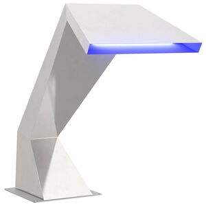 vidaXL Baseina kritums Nerūsējo&scaron;s tērauds 63,5 x 29 x 51 cm Sudraba