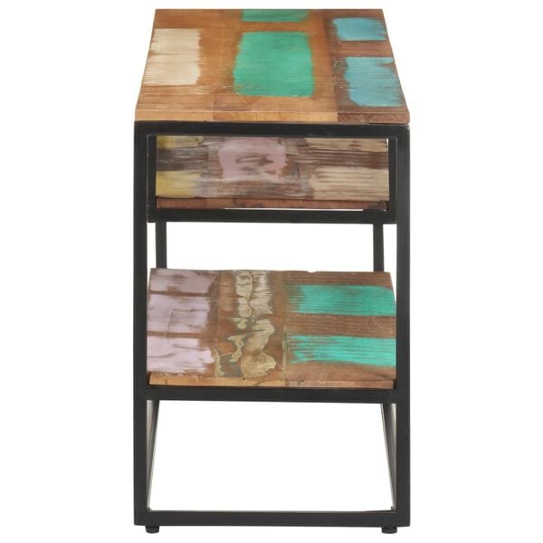 vidaXL TV skapītis, 130x30x45 cm, pārstrādāts masīvkoks