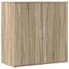 vidaXL kumode, ozolkoka krāsa, 79x38x80 cm, inženierijas koks