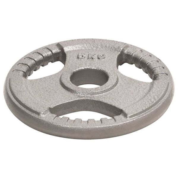 vidaXL olimpiskie svara diski, 4 gab., 20 kg, čuguns