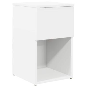 vidaXL Gultas skapis Balts 29 x 31,5 x 49 cm Inženierijas koks