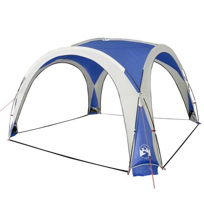 vidaXL ballīšu telts, zila, ūdensizturīga