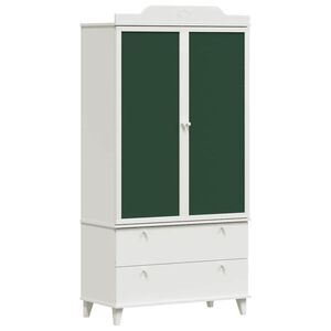 vidaXL Bērnu rado&scaron;ā uzglabā&scaron;ana ROROS Balts 90 x 45 x 180 cm