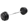 vidaXL izlocīts svaru stienis ar diskiem, 90 kg