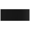 vidaXL plauktu dēļi, 4 gab., melni, 100x40x1,5 cm, skaidu plāksne
