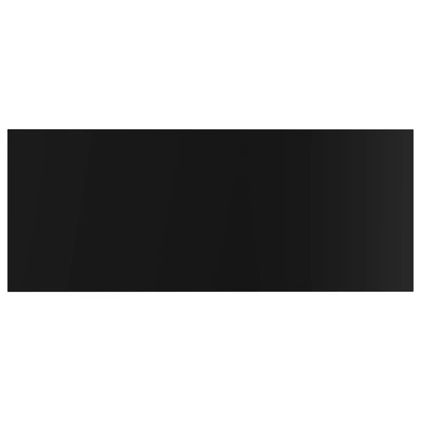 vidaXL plauktu dēļi, 4 gab., melni, 100x40x1,5 cm, skaidu plāksne