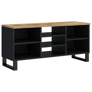 vidaXL TV skapis, 100x33x46 cm, mango masīvkoks, inženierijas koks