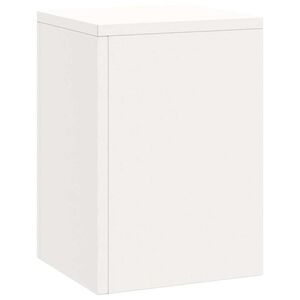 vidaXL Augu statīvs 3 pcs Balts Tērauds