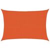 vidaXL saulessarga bura, 160 g/m&sup2;, taisnstūrveida, oranža, 3x4,5 m, HDPE