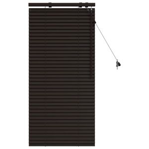 vidaXL Venēcijas žalūzija Tum&scaron;i brūna 65 x 130 cm 35 mm