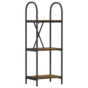 vidaXL Grāmatu plaukts 3 līmeņi 40 x 30 x 109 cm Inženierijas koks