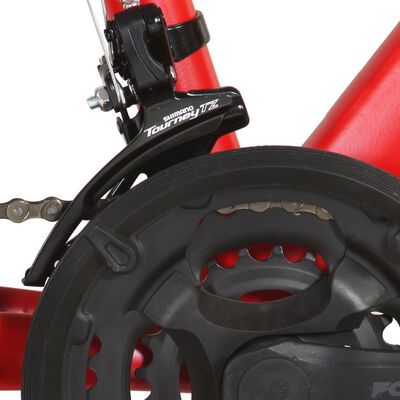 vidaXL kalnu velosipēds, 21 ātrums, 29'', 53 cm rāmis, sarkans