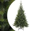 vidaXL Mākslīgā Saliekamā Ziemassvētku Egle 120 cm PVC un metāls Zaļa