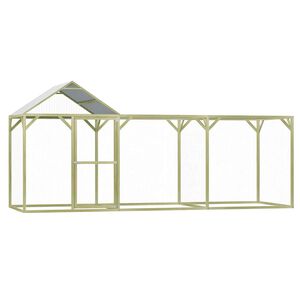 vidaXL vistu būris, 4,5x1,5x2 m, impregnēts priedes koks