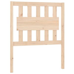 vidaXL gultas galvgalis, 80,5x4x100 cm, priedes masīvkoks