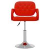 vidaXL bāra krēsls, sarkana mākslīgā āda