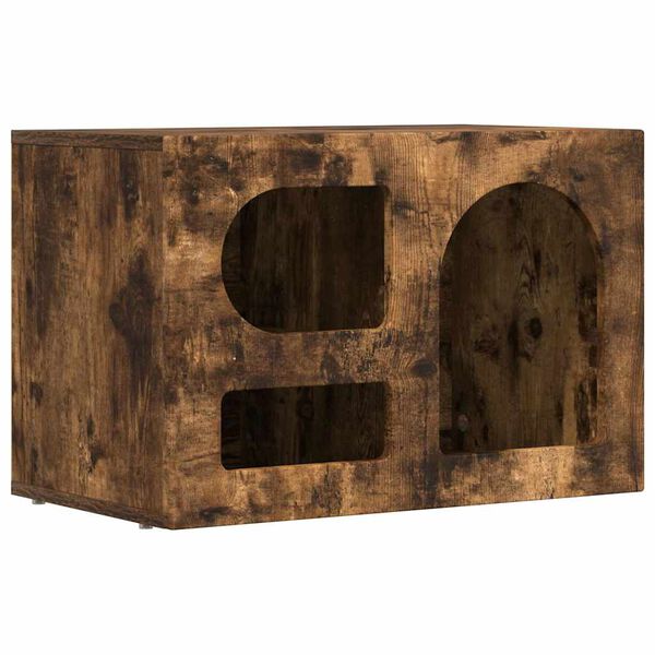 vidaXL Televizora skapī&scaron;a Dūmaka ozols 60 x 35 x 40 cm