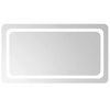 vidaXL vannasistabas spogulis ar LED, 90x50 cm