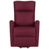 vidaXL masāžas krēsls, paceļams, violets audums