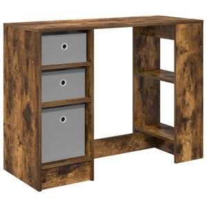 vidaXL Galds Dūmaka ozols 100 x 40 x 75 cm Inženierijas koks