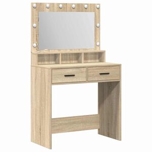 vidaXL Dressing galds Sonoma ozols 79 x 41 x 135 cm Inženierijas koks